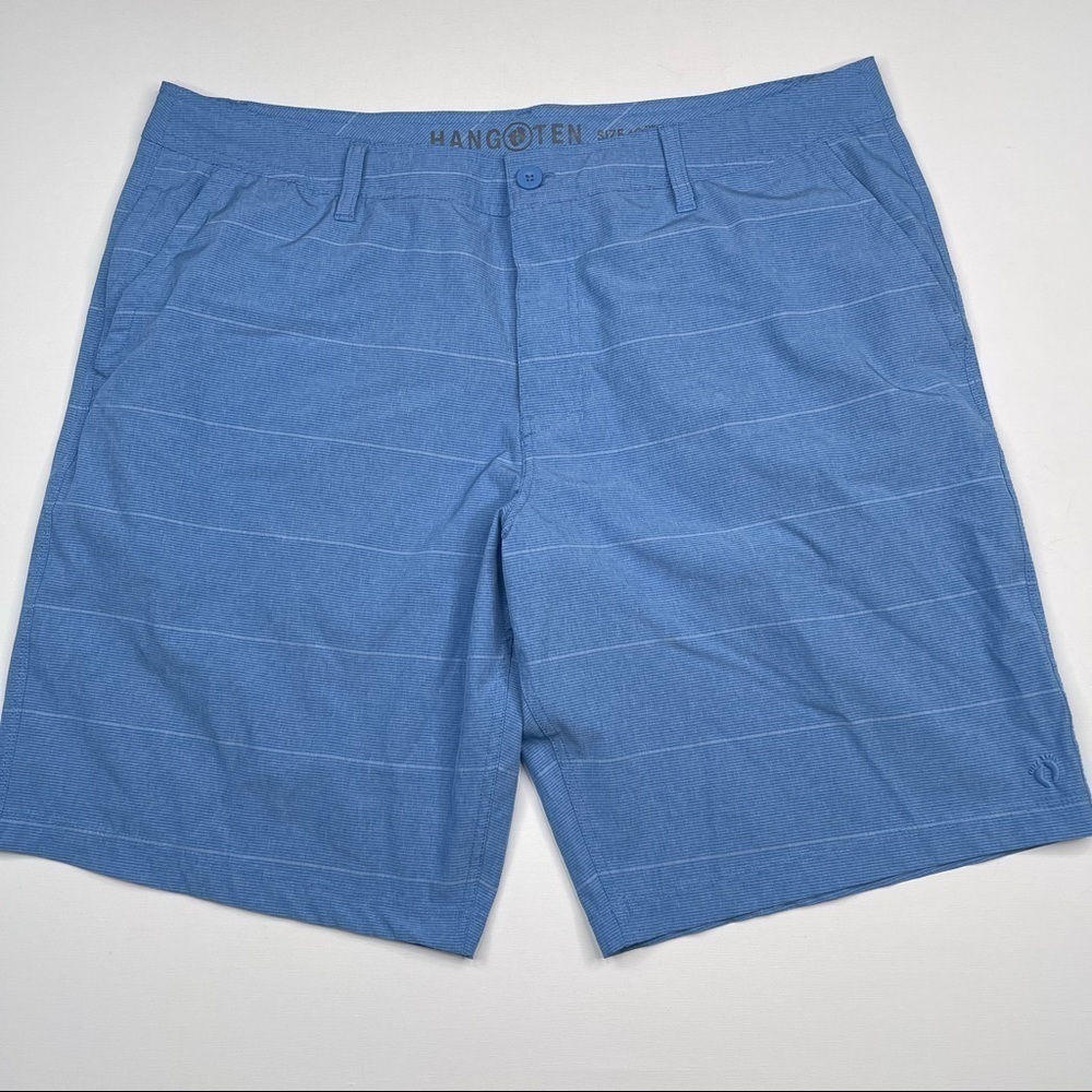 Hang Ten Shorts Blue Swim Beach Ocean Vacation Hawaii Summer Pool Stretch Resort